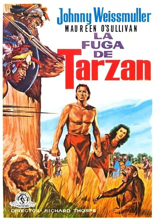 Afiche de La fuga de Tarzán