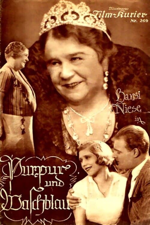 Afiche de Purpur und Waschblau