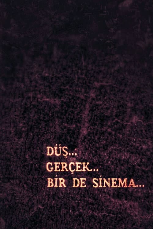 Afiche de Düş, Gerçek, Bir de Sinema