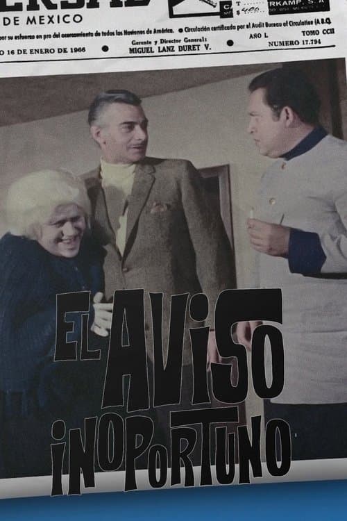 Afiche de El aviso inoportuno