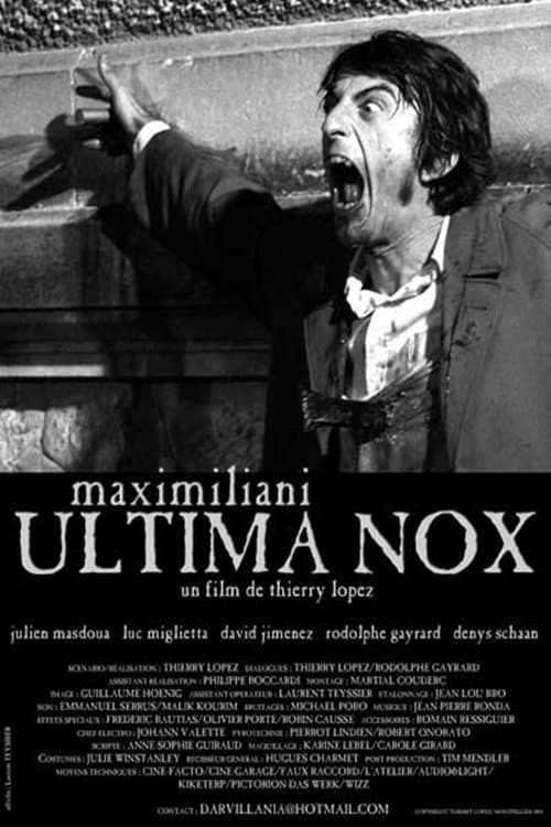 Afiche de Maximiliani Ultima Nox