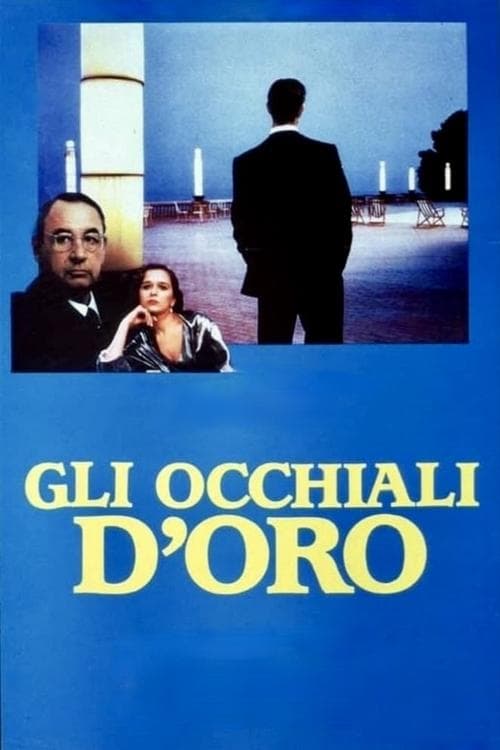 Afiche de El hombre de los lentes de oro
