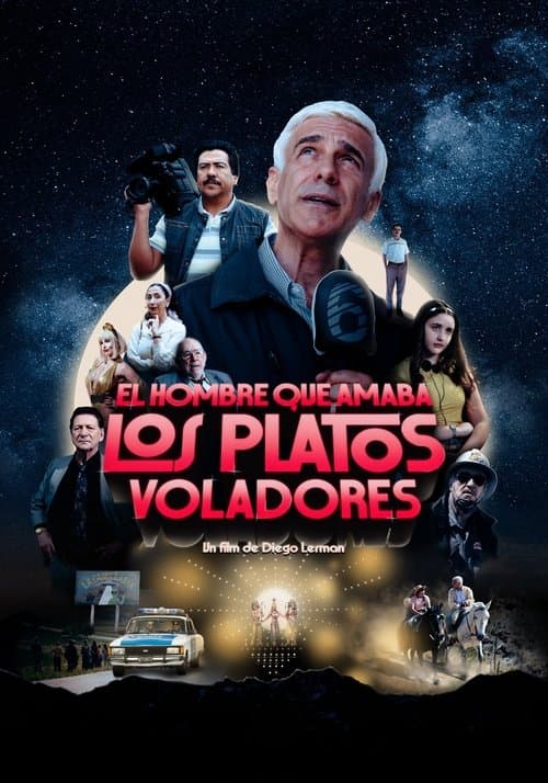 Afiche de El hombre que amaba los platos voladores