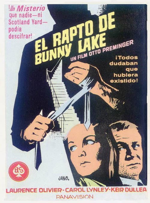 Afiche de El rapto de Bunny Lake
