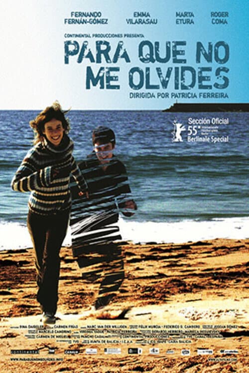Afiche de Para que no me olvides