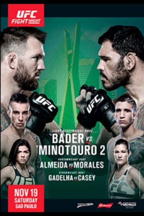 Afiche de UFC Fight Night 100: Bader vs. Nogueira 2