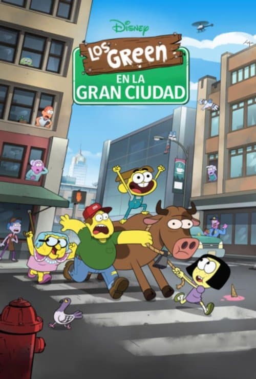 Afiche de Los Green en la gran ciudad