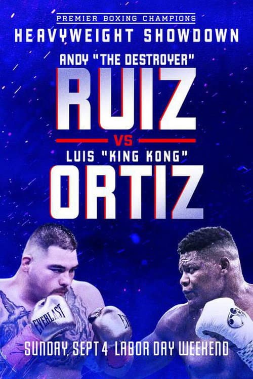 Afiche de Andy Ruiz Jr. vs. Luis Ortiz