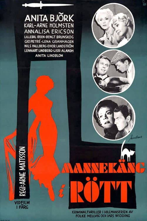 Afiche de Mannekäng i rött