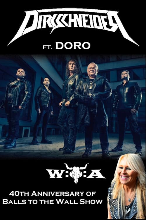 Afiche de Dirkschneider: 40th Anniversary of Balls to the Wall Show - W:O:A 2025