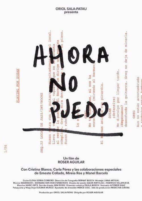 Afiche de Ahora no puedo