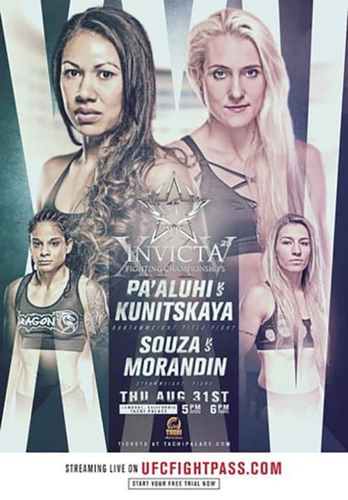 Afiche de Invicta FC 25: Kunitskaya vs. Pa'aluhi