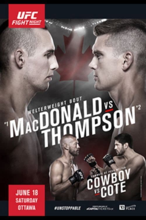 Afiche de UFC Fight Night 89: MacDonald vs. Thompson