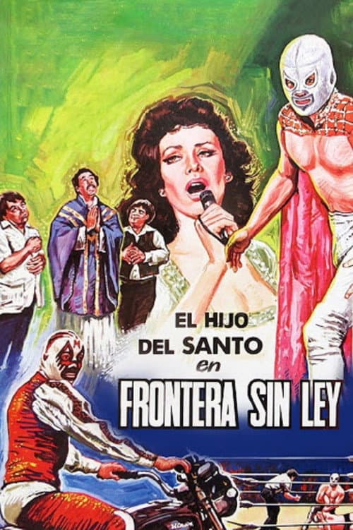 Afiche de El hijo de Santo en frontera sin ley