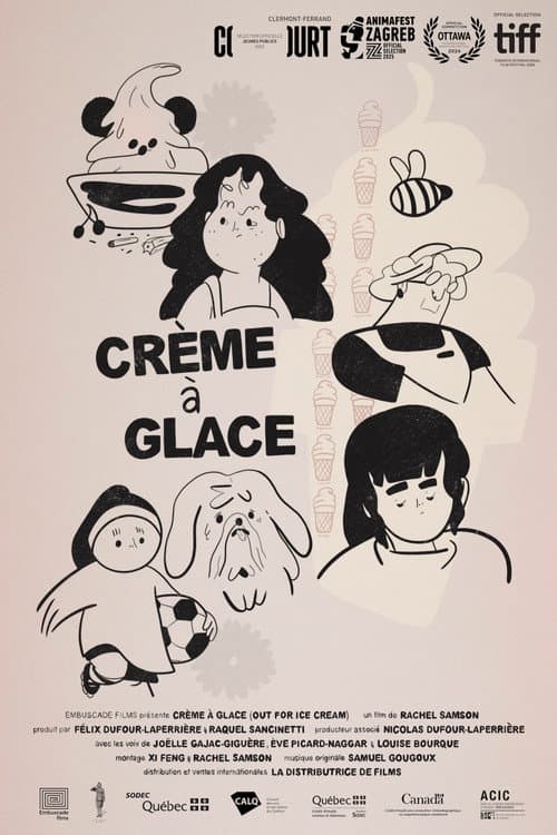 Afiche de Crème à glace