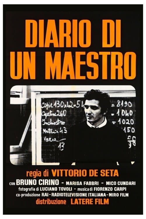 Afiche de Diario di un maestro