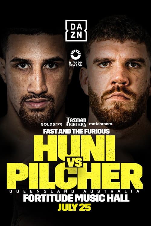 Afiche de Justis Huni vs. Troy Pilcher