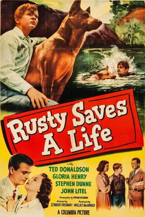 Afiche de Rusty Saves a Life