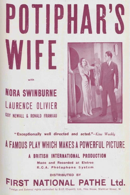 Afiche de Potiphar's Wife
