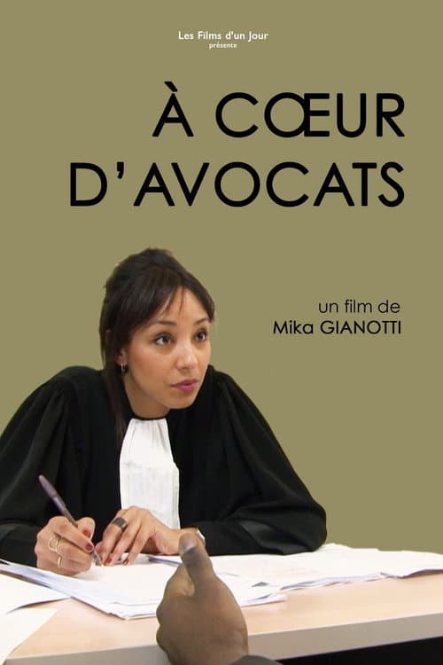 Afiche de À cœur d'avocats