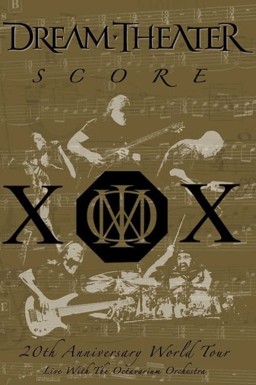 Afiche de Dream Theater: Score - 20th Anniversary World Tour