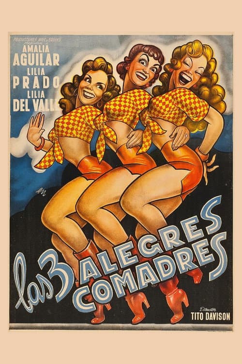 Afiche de Las tres alegres comadres