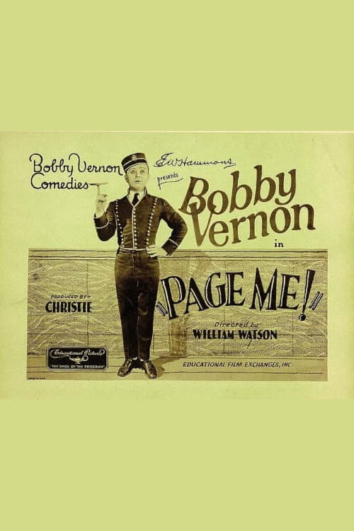 Afiche de Page Me