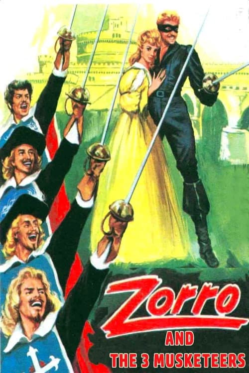 Afiche de Zorro and the Three Musketeers