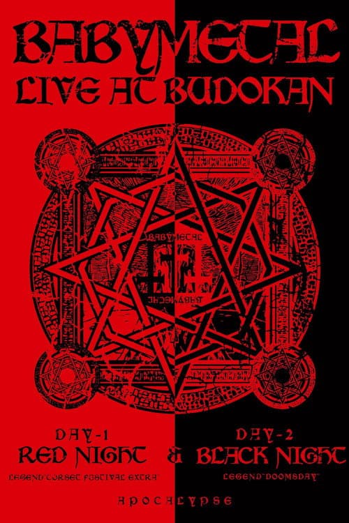Afiche de BABYMETAL - Live at Budokan ~Red Night & Black Night Apocalypse~