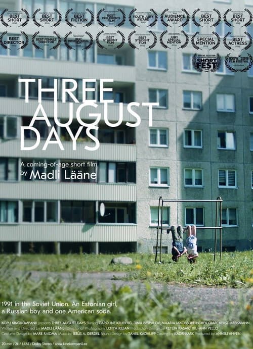 Afiche de Kolm päeva augustis