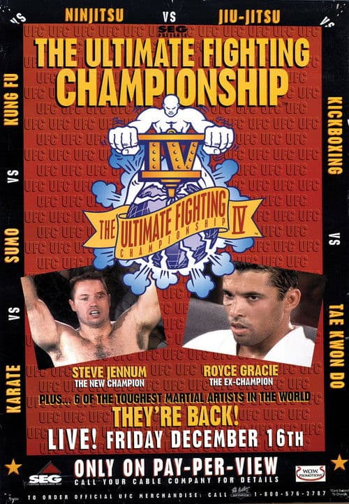 Afiche de UFC 4: Revenge of the Warriors