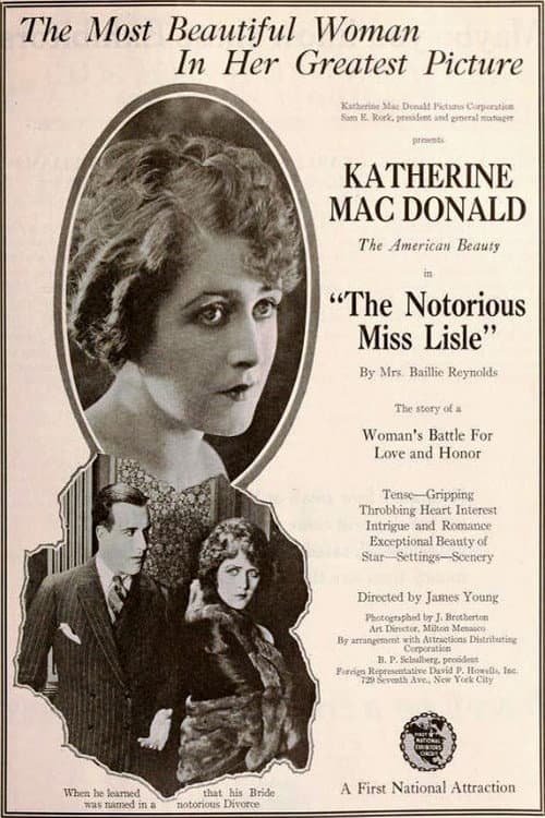 Afiche de Notorious Miss Lisle