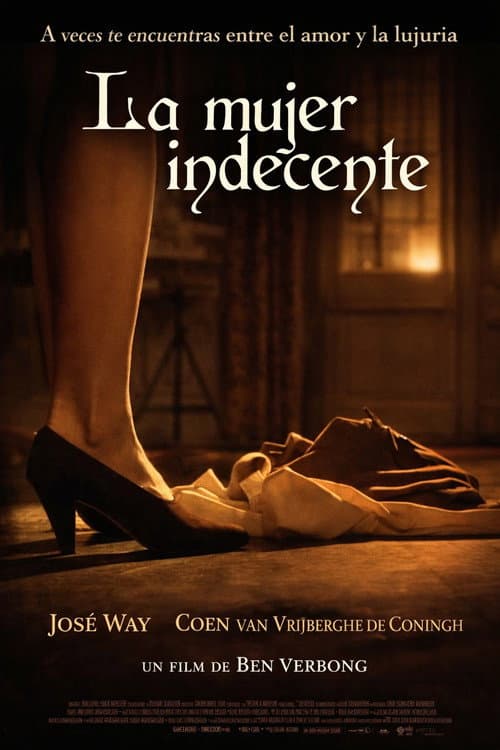 Afiche de Una mujer indecente