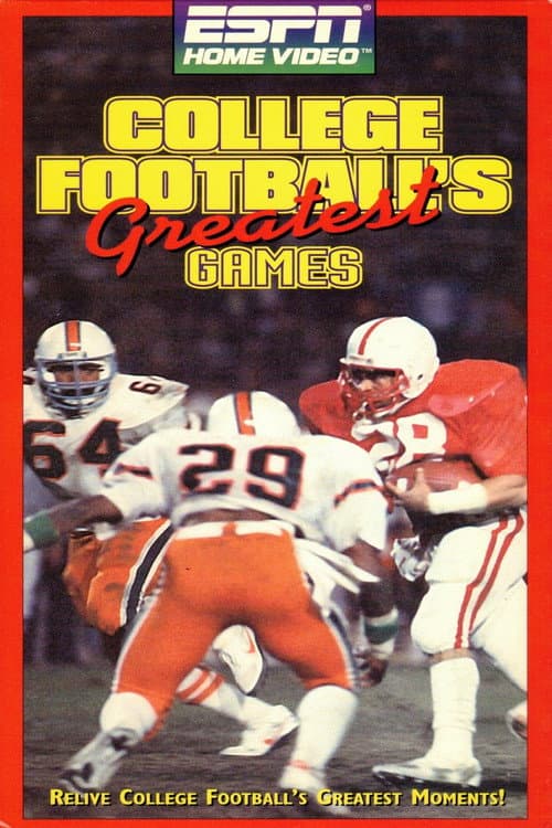 Afiche de College Football's Greatest Games