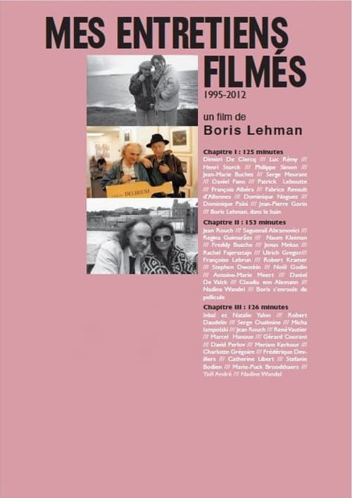 Afiche de Mes entretiens filmés