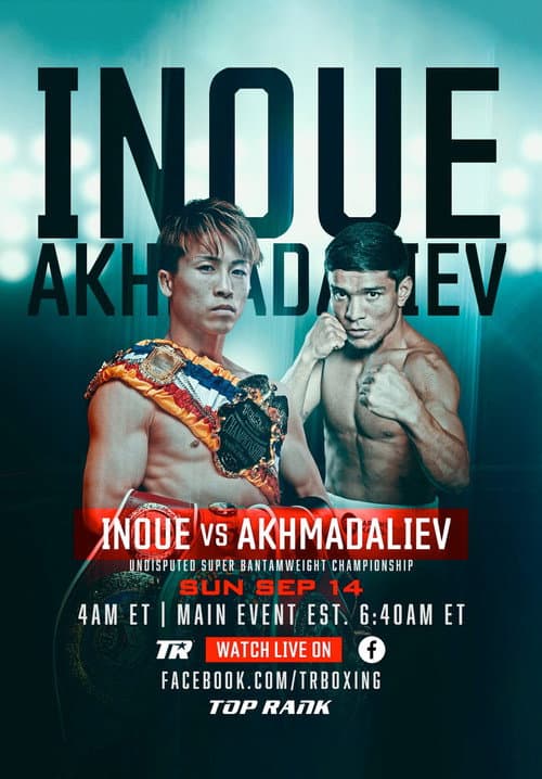 Afiche de Naoya Inoue vs. Murodjon Akhmadaliev