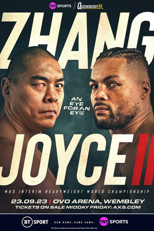 Afiche de Zhilei Zhang vs. Joe Joyce II