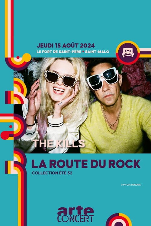 Afiche de The Kills - La Route du Rock 2024
