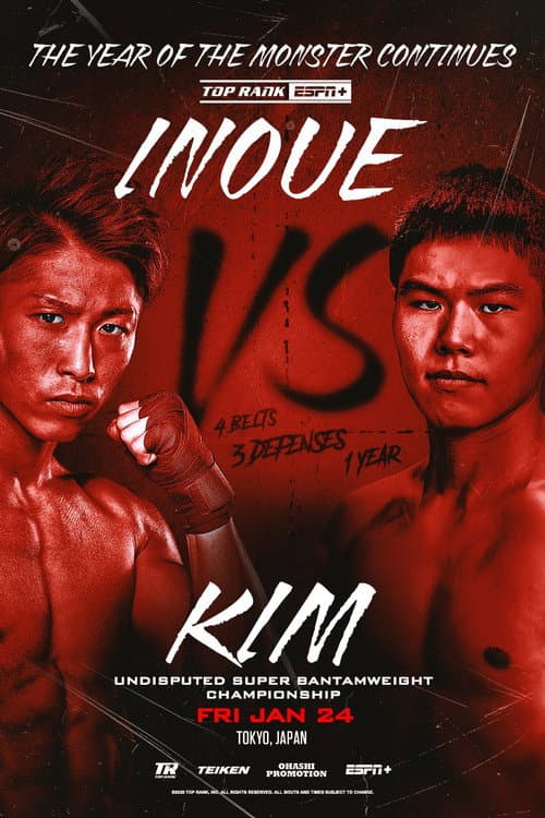 Afiche de Naoya Inoue vs. Ye Joon Kim